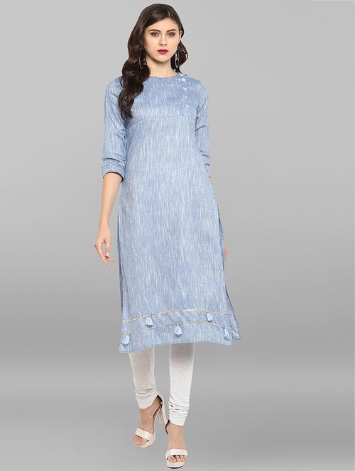 women's straight kurta - 15935920 - Very Small Image - 1