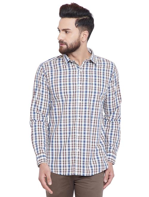 multicolor checkered casual shirt - 15936114 - Very Small Image - 1