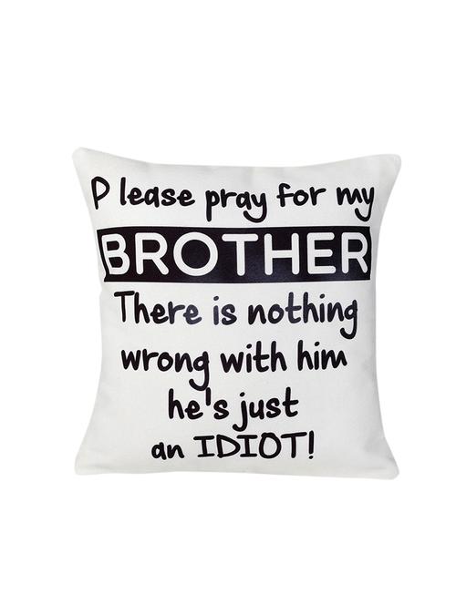 idiot brother quirky cushion - 15937801 - Very Small Image - 1