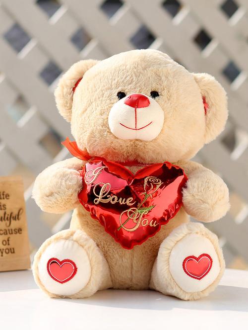 i love you teddy bear with red heart - 15937830 - Very Small Image - 1