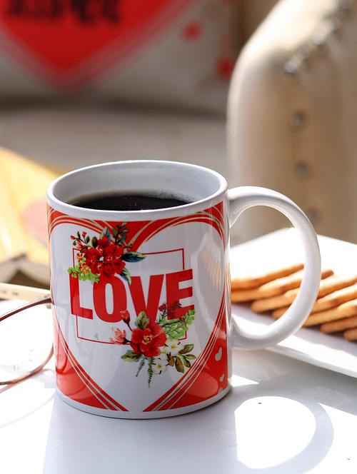 valentines red & white love mug - 15937838 - Very Small Image - 1