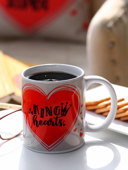 valentines king hearts printed mug - 15937839 - Very Small Image - 1