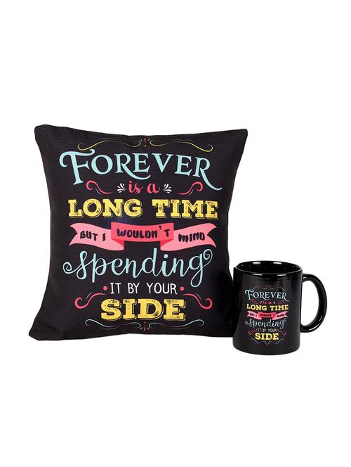 valentine forever by your side cushion & mug combo - 15937854 - Very Small Image - 1