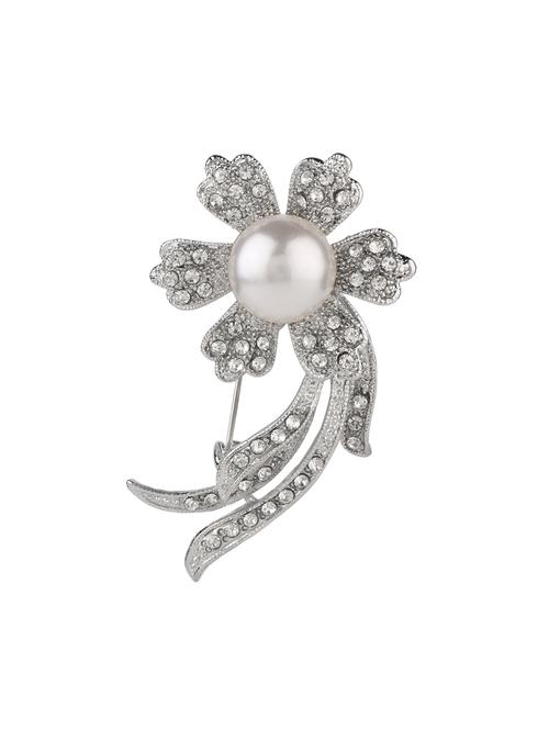 silver metal brooch - 15938004 - Very Small Image - 1
