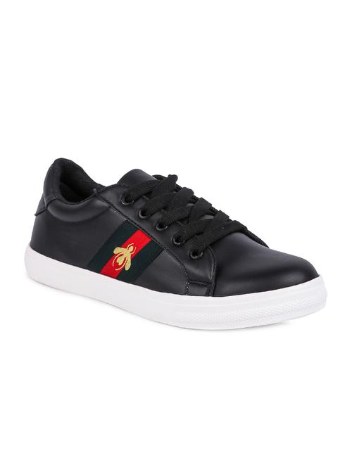 black lace-up sneakers - 15938144 - Very Small Image - 1