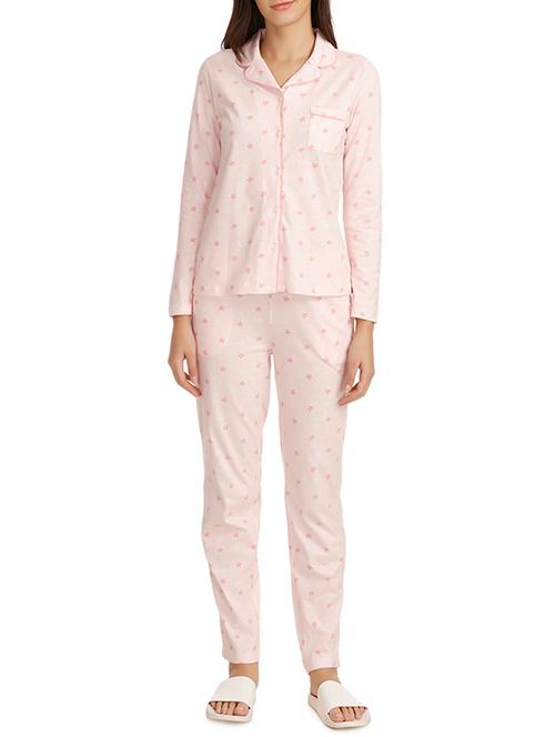 star printed nightwear set - 15938625 - Very Small Image - 1