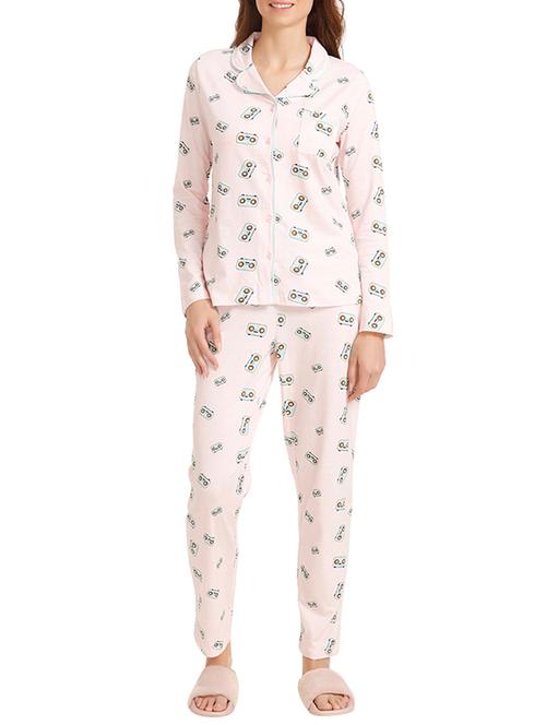 quirky shirt with pajama set - 15938630 - Very Small Image - 1