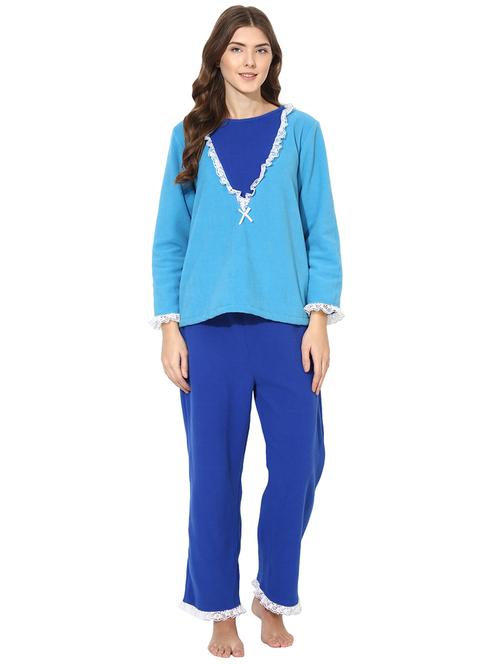lace detail nightwear set - 15939518 - Very Small Image - 1