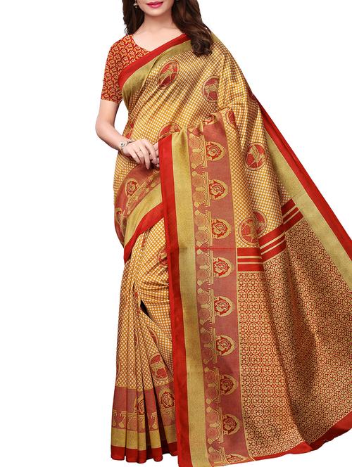 animal print saree - 15940000 - Very Small Image - 1