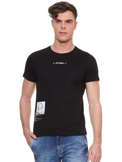 black printed tshirt - 15940277 - Very Small Image - 1