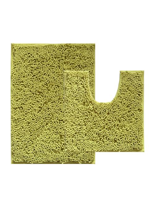 lushomes chenille olive green thick and fluffy 2200 gsm bathmat - 15940597 - Very Small Image - 1
