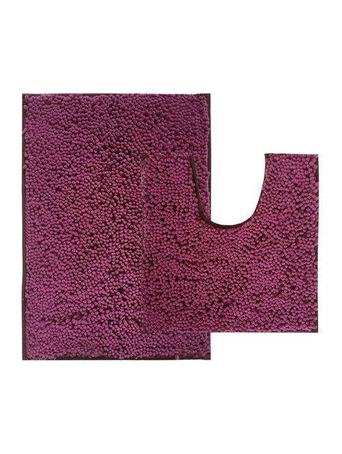 lushomes chenille amethyst thick and fluffy 2200 gsm bathmat - 15940598 - Very Small Image - 1