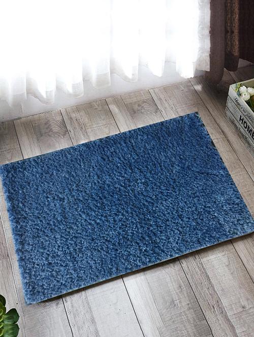 lushomes blue thick and fluffy 1800 gsm bathmat - 15940644 - Very Small Image - 1