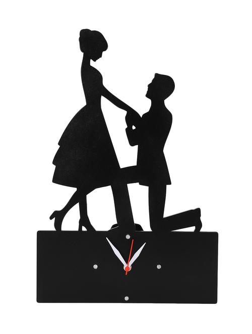 one propose wall clock made with mdf wood, height 15 inches & lenth 10 inches - 15941927 - Very Small Image - 1