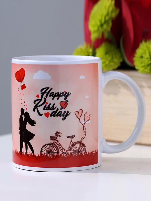 ceramic white mug with print height 4 inches & diameter 3 inches. - 15941941 - Very Small Image - 1