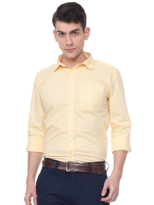 yellow polka dotted casual shirt - 15943387 - Very Small Image - 1