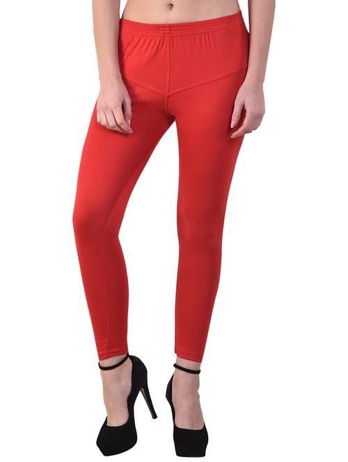 candy red solid legging - 15944300 - Very Small Image - 1