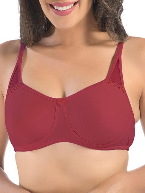 bow patch solid bra - 15946687 - Very Small Image - 1