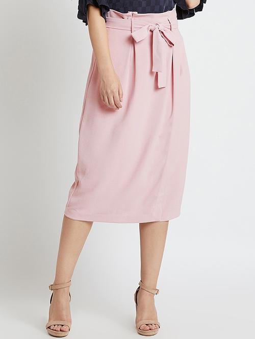 tie up waist pleated skirt - 15947040 - Very Small Image - 1