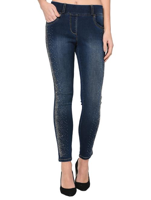 high rise pocket detail jegging - 15947351 - Very Small Image - 1