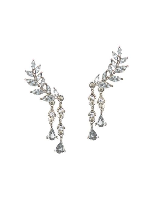 silver metal earring - 15950196 - Very Small Image - 1