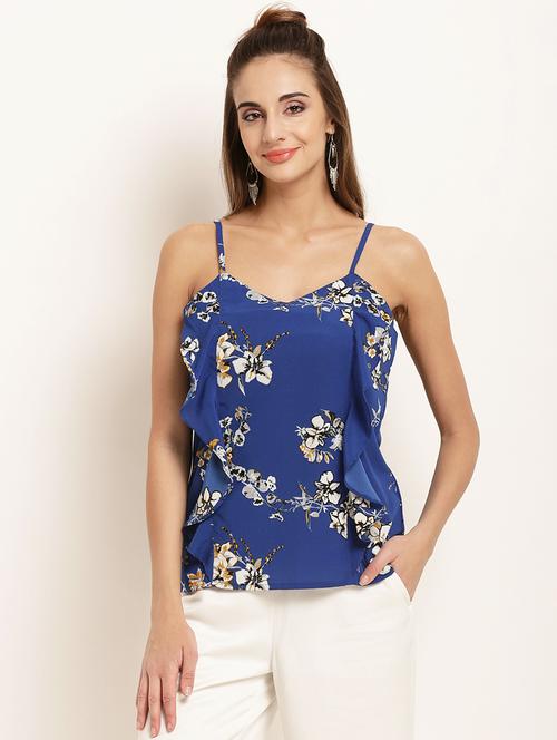 floral ruffled cami top - 15951588 - Very Small Image - 1