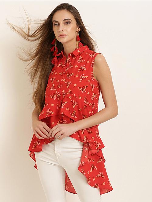 layered asymmetric sleeveless top - 15951795 - Very Small Image - 1