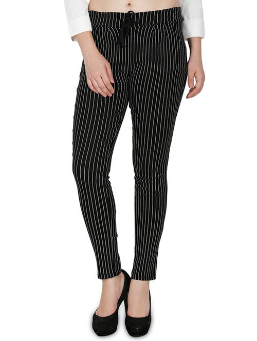 drawstring waist striped jegging - 15953875 - Very Small Image - 1