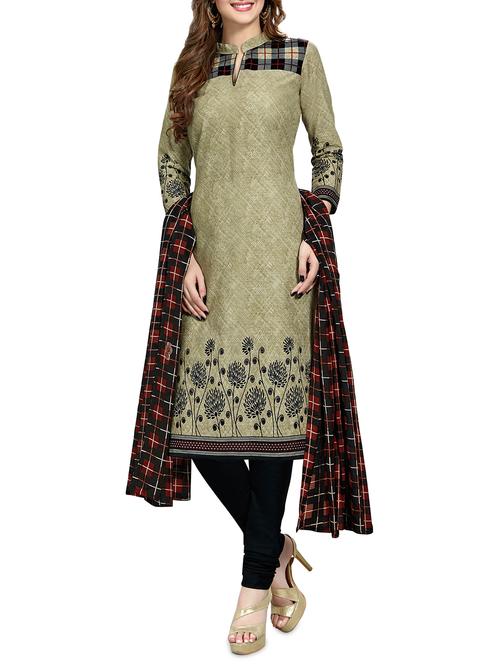 printed unstitched suit - 15955311 - Very Small Image - 1