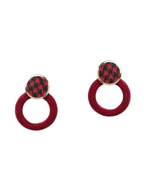 red drop earring - 15955763 - Very Small Image - 1
