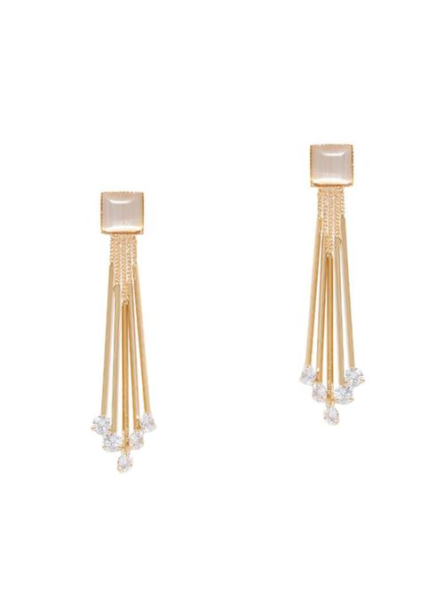 beige drop earring - 15955812 - Very Small Image - 1