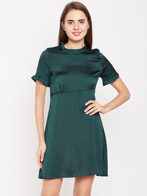frill detail a-line dress - 15956795 - Very Small Image - 1