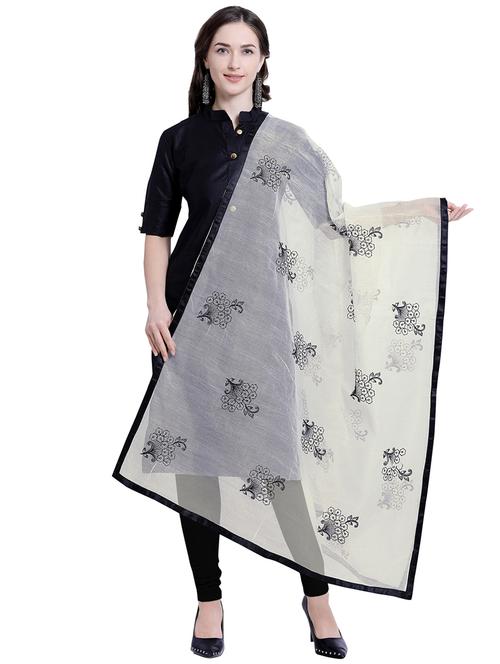 embroidered cotton dupatta - 15956871 - Very Small Image - 1