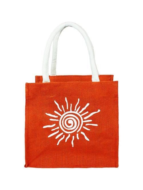 orange jute handbag - 15957125 - Very Small Image - 1