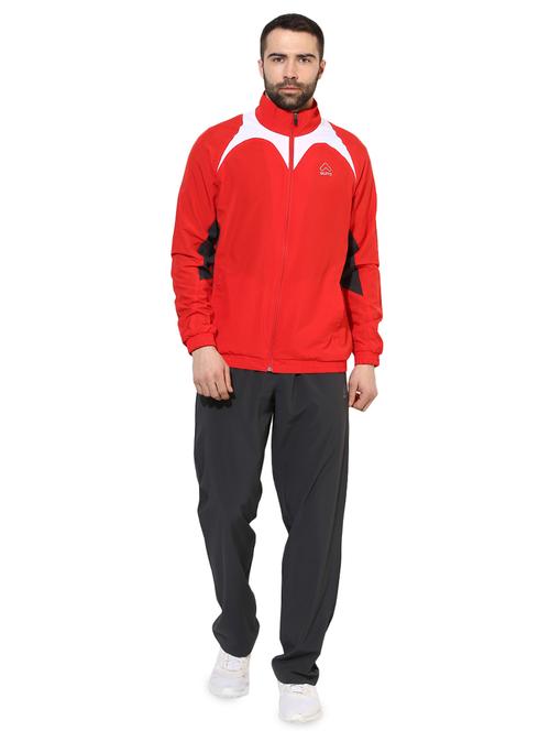 red polyester full length track suit - 15959000 - Very Small Image - 1