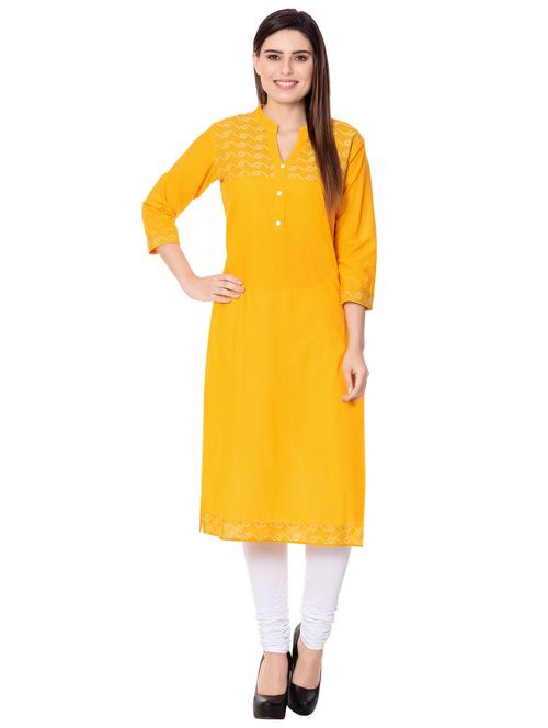 printed straight kurta - 15959375 - Very Small Image - 1