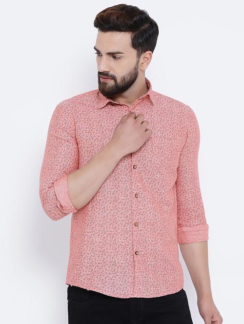 red printed casual shirt - 15960666 - Very Small Image - 1