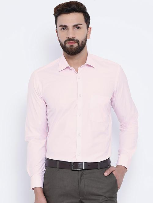 pink cotton formal shirt - 15960694 - Very Small Image - 1