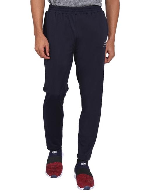 navy blue polyester full length track pant - 15962495 - Very Small Image - 1