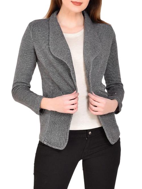 lapel neck casual blazer - 15962748 - Very Small Image - 1