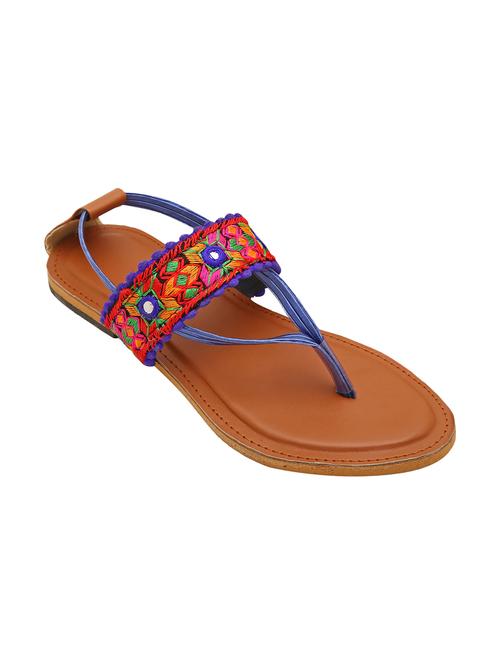 blue back strap sandals - 15962964 - Very Small Image - 1