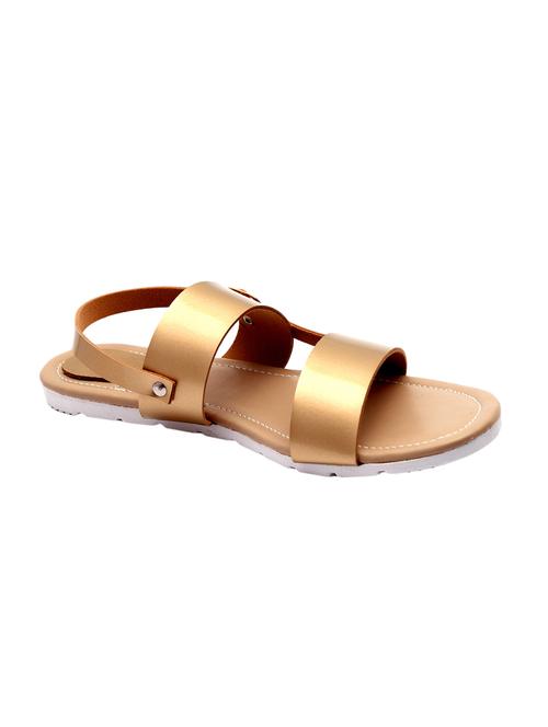 gold back strap sandals - 15964597 - Very Small Image - 1