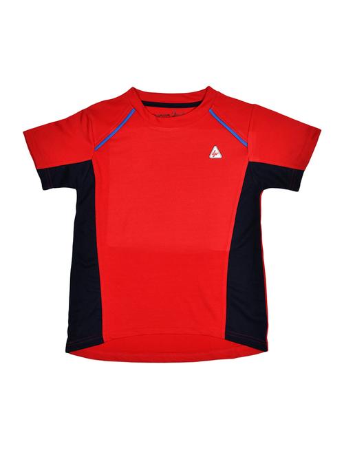 round neck color block t-shirt - 15964688 - Very Small Image - 1