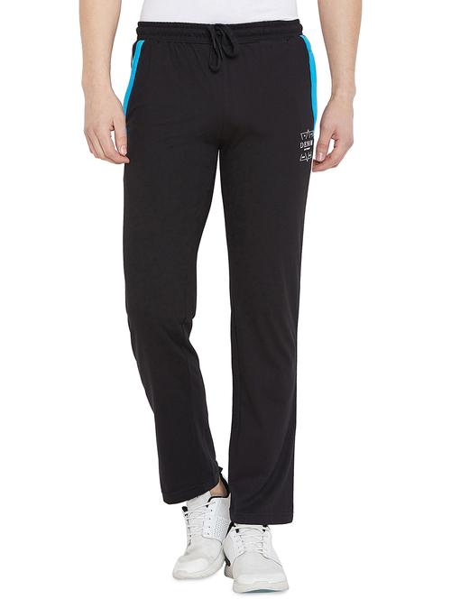 black cotton full length track pant - 15965107 - Very Small Image - 1