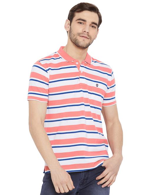 orange striped pocket tshirt - 15965145 - Very Small Image - 1