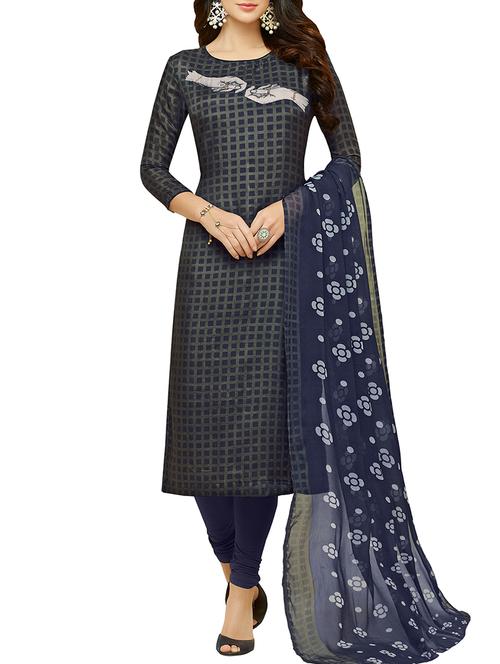 printed unstitched suit - 15965157 - Very Small Image - 1