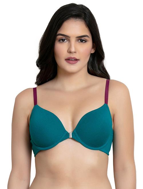 contrast strapped t-shirt bra - 15965238 - Very Small Image - 1