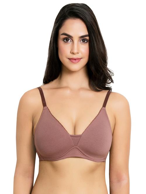 lace detail solid t-shirt bra - 15965250 - Very Small Image - 1