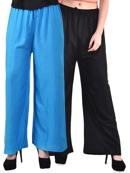 set of 2 high rise palazzos - 15965634 - Very Small Image - 1