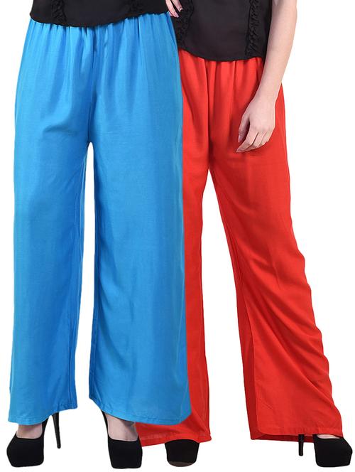 set of 2 high rise palazzos - 15965638 - Very Small Image - 1
